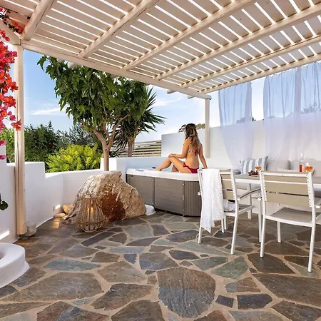 Luxury Paros Votsalo 1 Bedroom With Jacuzzi Naousa *