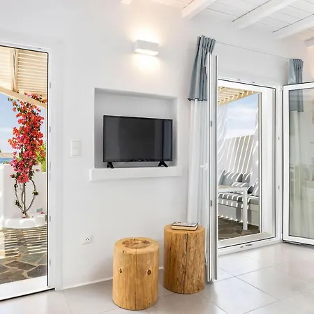 别墅 Luxury Paros Votsalo 1 Bedroom With Jacuzzi Naousa