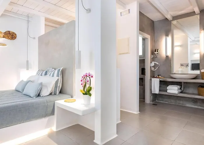 Luxury Paros Votsalo 1 Bedroom With Jacuzzi Naousa *